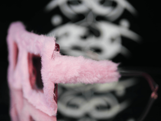 Lunette velour rose 