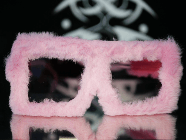 Lunette velour rose 